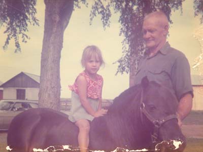 Child on Horse - Before